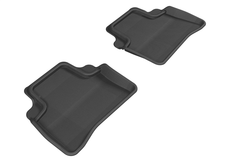 Mercedes-Benz E-Class Floor Mats - Rear - 3D MAXpider - Kagu Series - Black - `10-`16